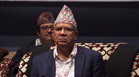 आगामी निर्वाचनमा हाम्रो पार्टीले २० लाख मत ल्याउनुपर्छ : माधव नेपाल