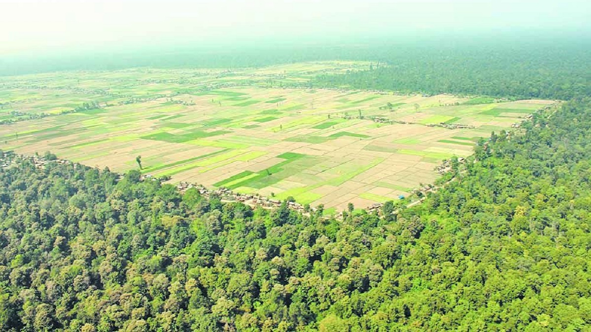 विमानस्थल निर्माणस्थलको अवलोकन गर्न प्रधानमन्त्रीसहित सत्तारुढ दलका शीर्ष नेता निजगढमा