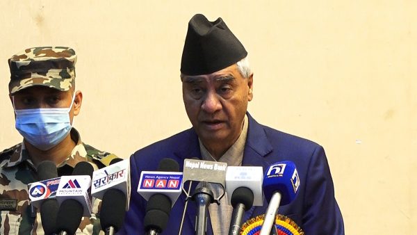 पूर्वप्रधानमन्त्री सूर्यबहादुर थापाले नेपाली राजनीतिमा स्मरणयोग्य काम गर्नुभयो : देउवा