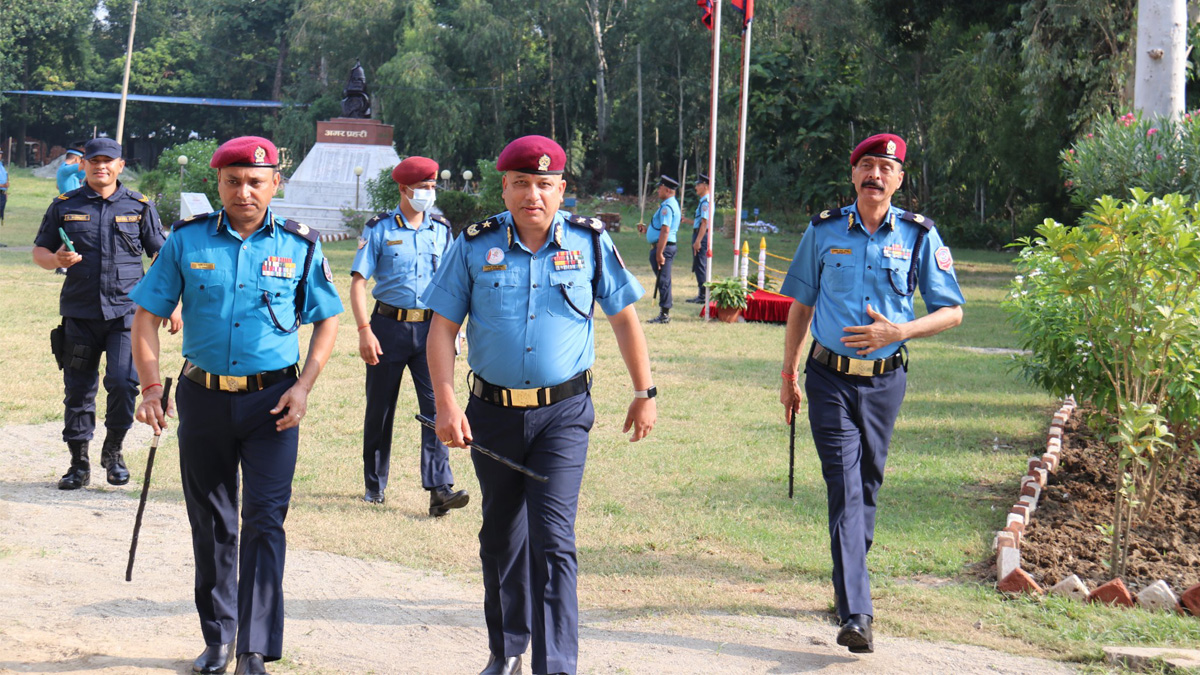 नेपाल प्रहरीमा ‘पुलिस ब्याटन’ को दौड सुरु
