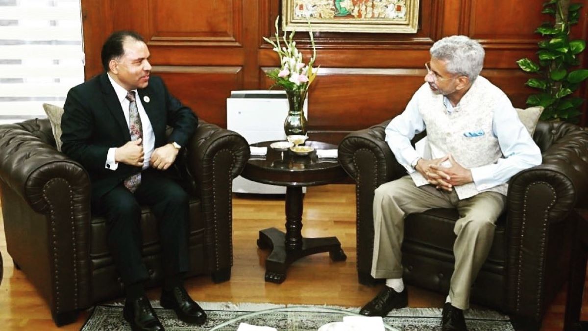 परराष्ट्र सचिव पौड्यालले भेटे भारतीय विदेशमन्त्री जयशंकर