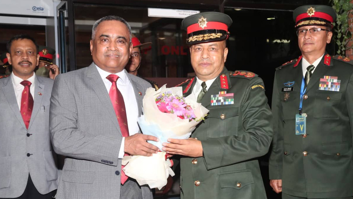 काठमाडौं आइपुगे भारतीय सेनाध्यक्ष जनरल पाण्डे