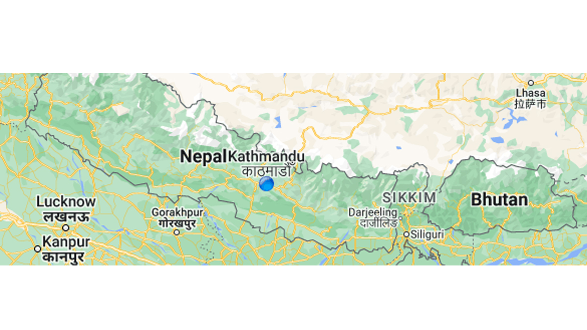 काठमाडौंमा भूकम्पकाे धक्का