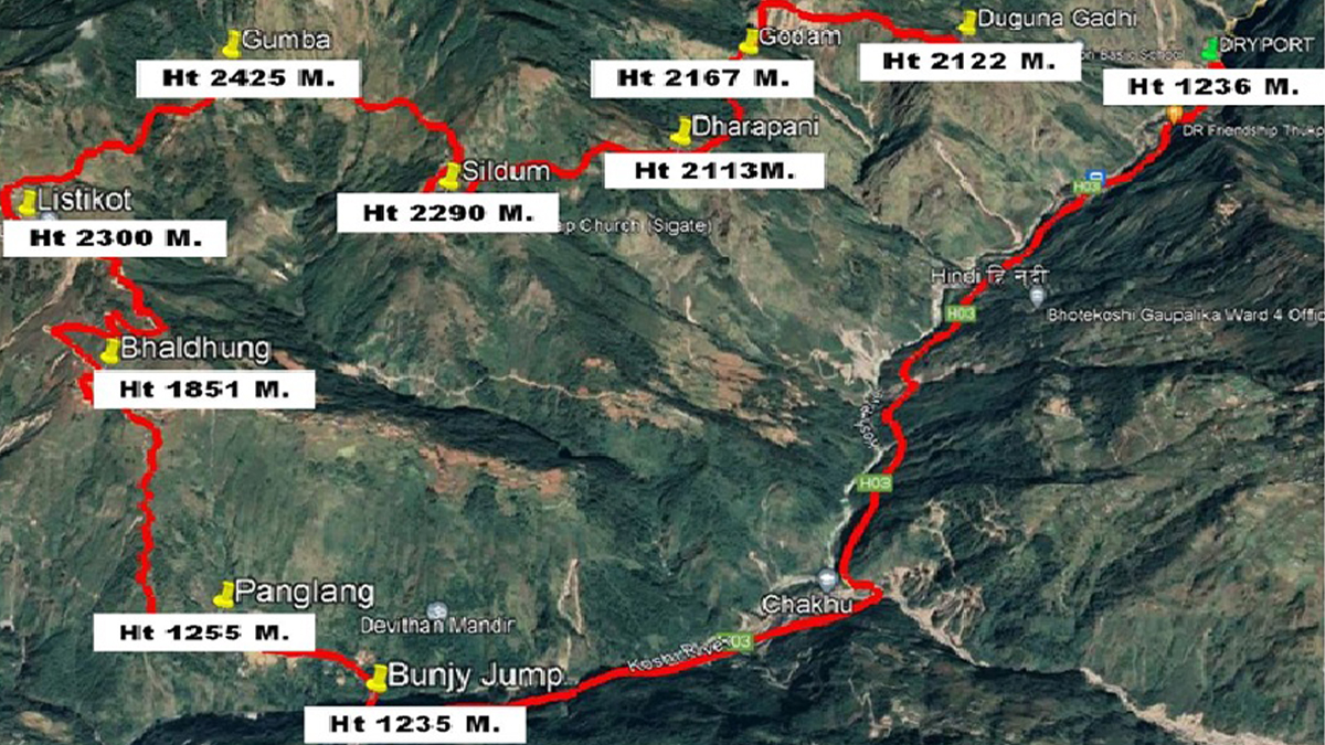 नेपाली सेनाको पहलमा ‘तेस्रो लिस्तिकोट-दुगुनागढी माउण्टेन ट्रेल रेस-२०७९’ सञ्चालन हुँदै