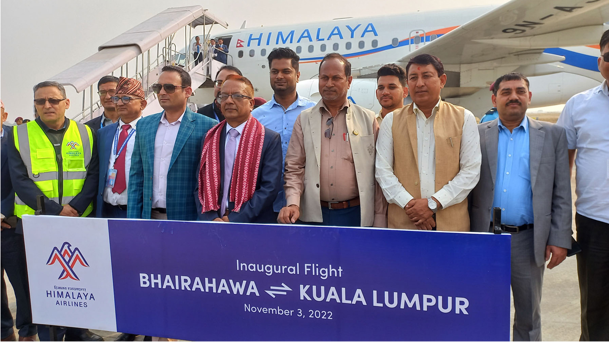 हिमालय एयरलाइन्सले सुरु गर्‍याे भैरहवाबाट चार्टर्ड उडान, विमानको चाप बढ्दै जाने