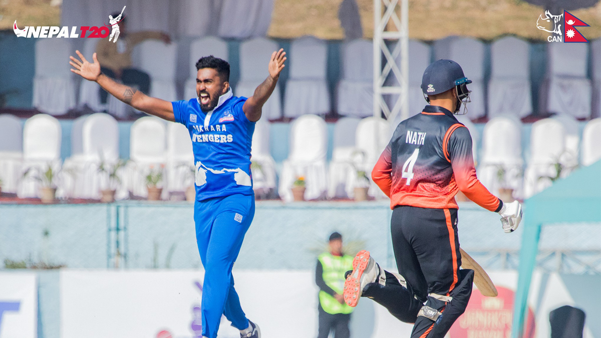 नेपाल टी–२० क्रिकेट लिग : जनकपुरले पोखरालाई हरायो