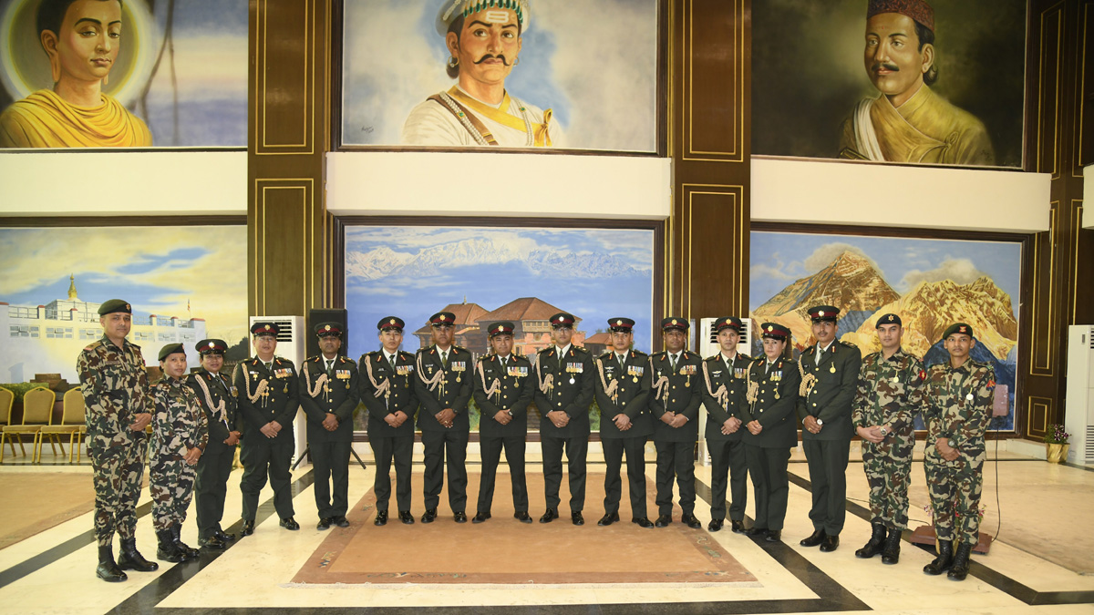 सेनाका १७ जना उच्च अधिकारीदेखि बिल्लादारसम्मले पाए ‘प्रकृति संरक्षण पदक’