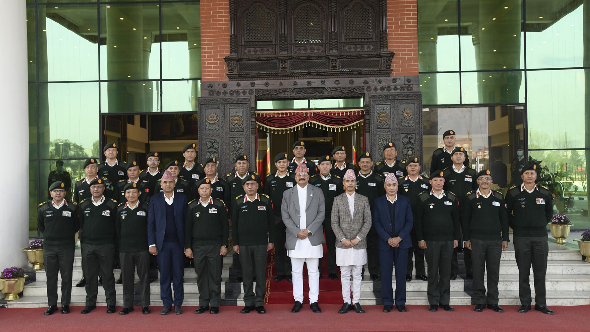 सुरक्षा खतरा न्यूनीकरणका लागि तयारी अवस्थामा रहन सेनालाई रक्षामन्त्रीको निर्देशन