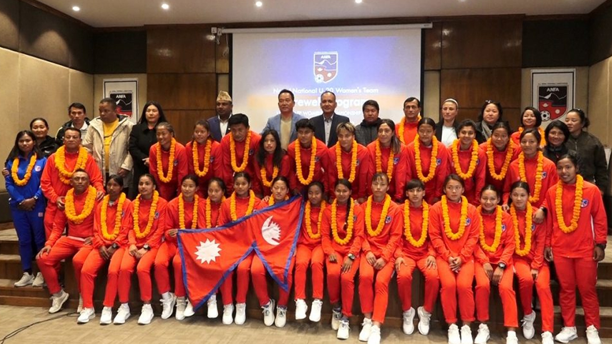 नेपाली महिला फुटबल टोली म्यानमार जाँदै