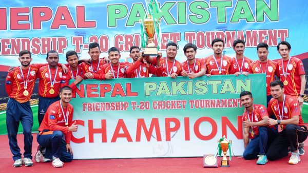 पल्सर क्रिकेट एक्सेलेन्स सेन्टरले जित्यो नेपाल-पाकिस्तान मैत्रीपूर्ण टी-२० क्रिकेटको उपाधि