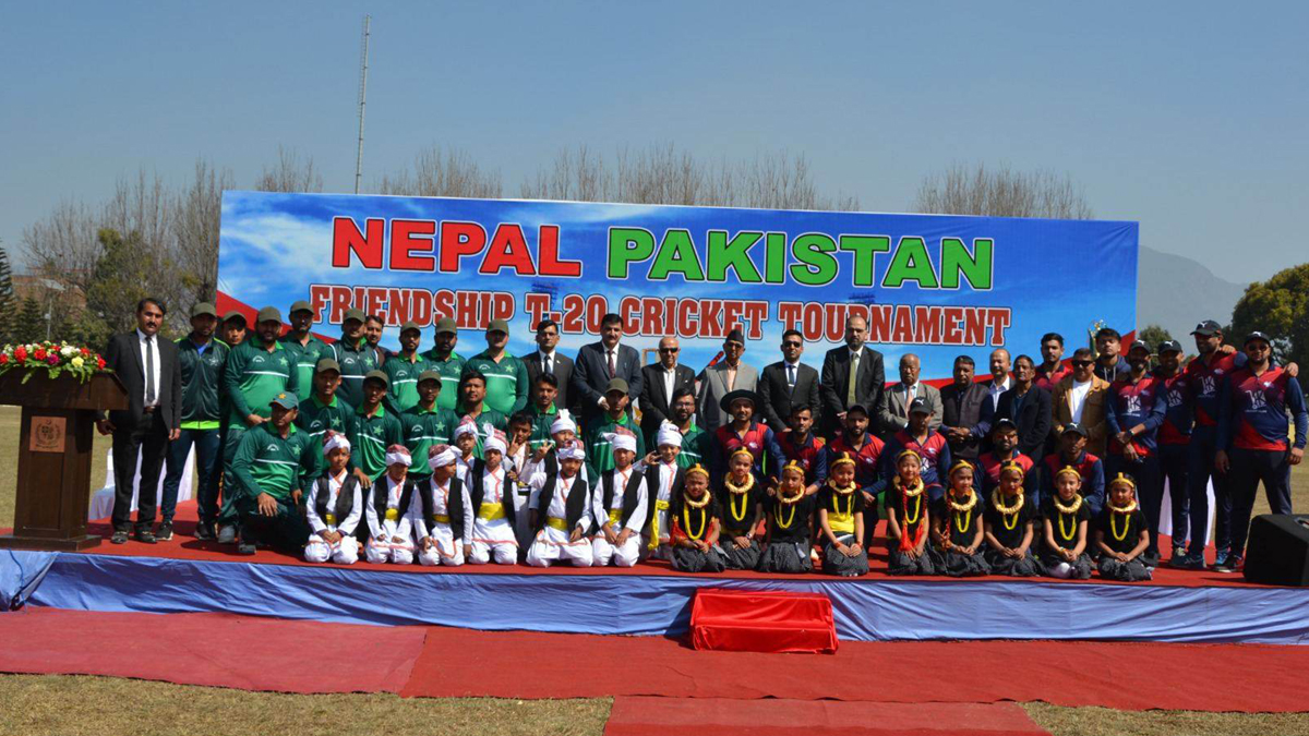 नेपाल-पाकिस्तान मैत्रीपूर्ण टी-२० क्रिकेट सुरु
