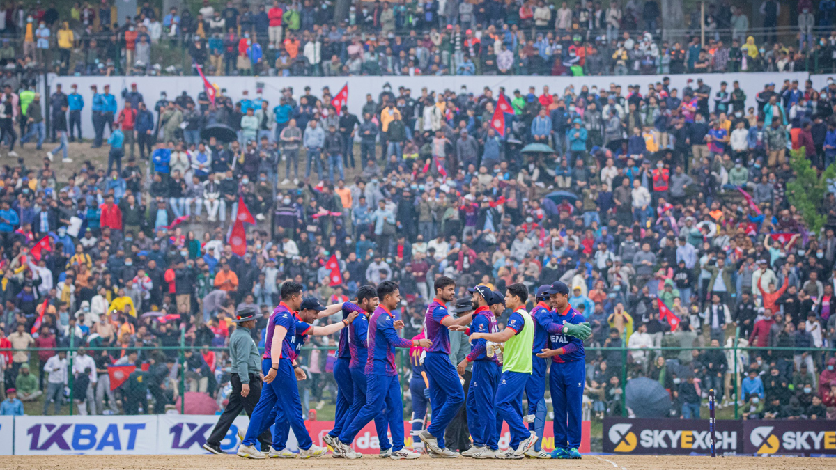 नेपाल र यूएईबीचको फाइनल खेल भोलिसम्मका लागि स्थगित