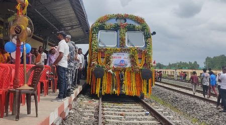 जयनगर-जनकपुर-भङ्गहा रेल सेवा आजदेखि तीन दिनसम्मका लागि बन्द