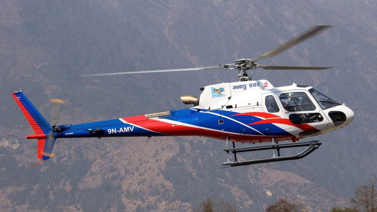 ६ यात्रु बाेकेर सोलुखुम्बुबाट काठमाडौं आउँदै गरेको मनाङ एयरको हेलिकोप्टर सम्पर्कविहीन