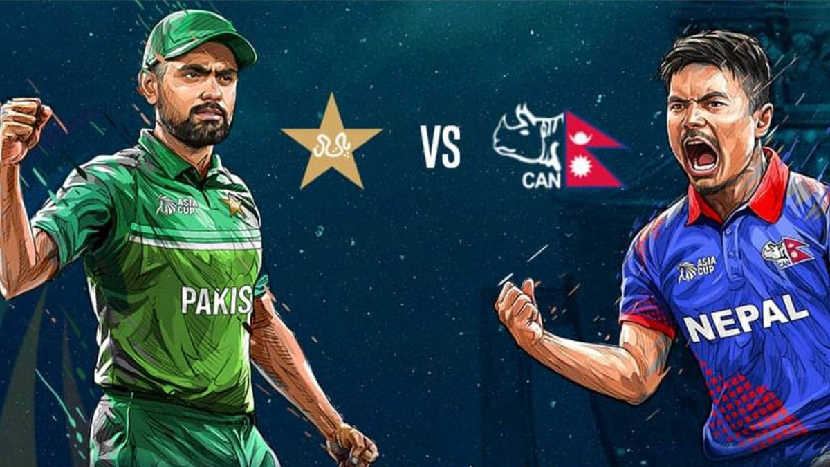 एसिया कप क्रिकेट : पाकिस्तानको सामना गर्दै नेपाल