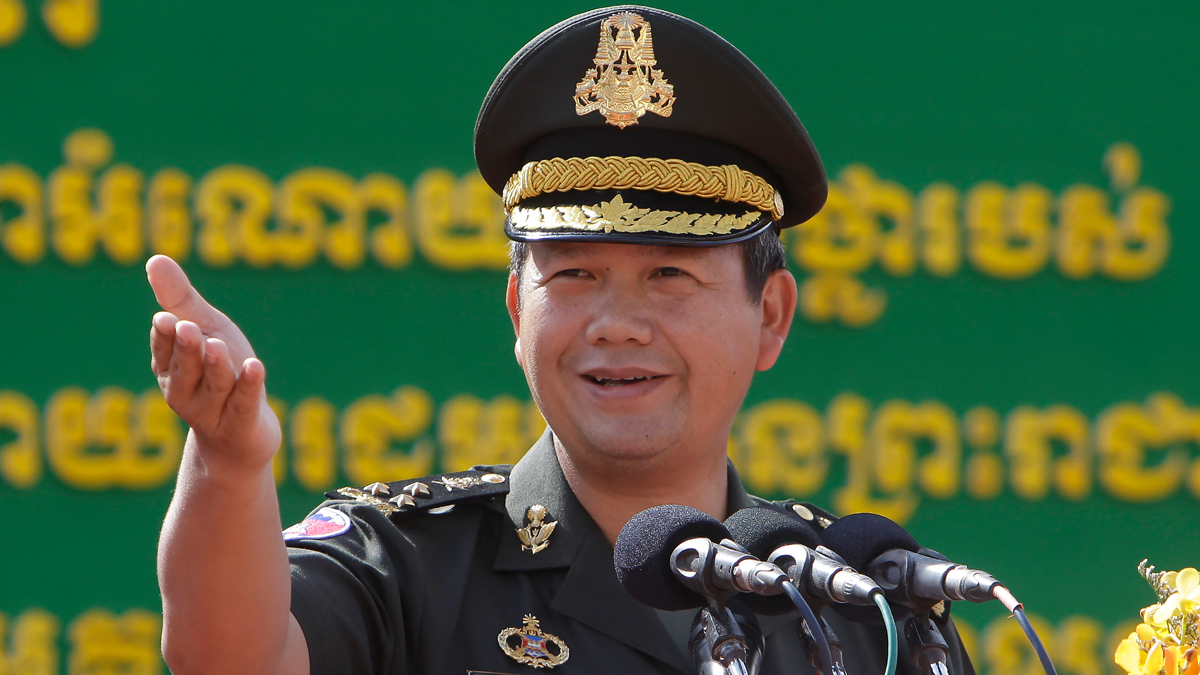 कम्बोडियाली नेता हुन सेनका छोरा नयाँ प्रधानमन्त्री नियुक्त