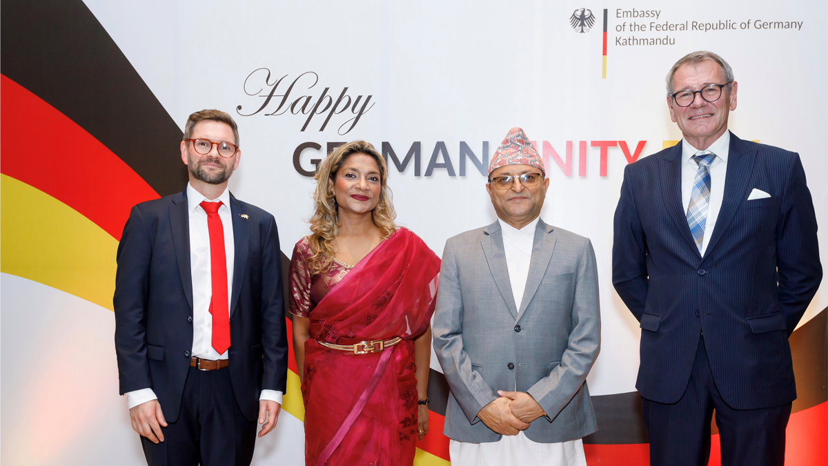 काठमाडौंमा जर्मन एकता दिवस तथा नेपालसँग कूटनीतिक सम्बन्धको ६५ औं वार्षिकोत्सव मनाइयो