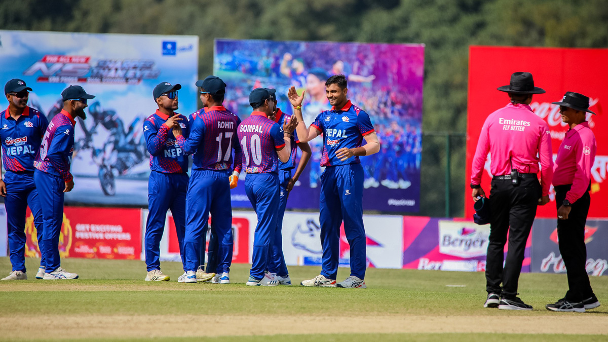 एसीसी यू-१९ प्रिमियर कप : साउदीलाई ३०१ रनले हराउँदै नेपाल सेमिफाइनलमा