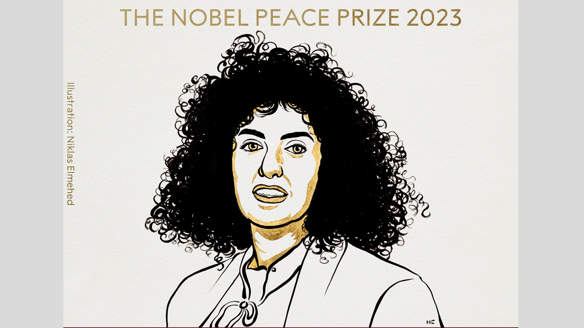 ३१ वर्षको जेल सजाय काटिरहेकी इरानी मानवअधिकारकर्मी मोहम्मदीले पाइन् नोबेल शान्ति पुरस्कार