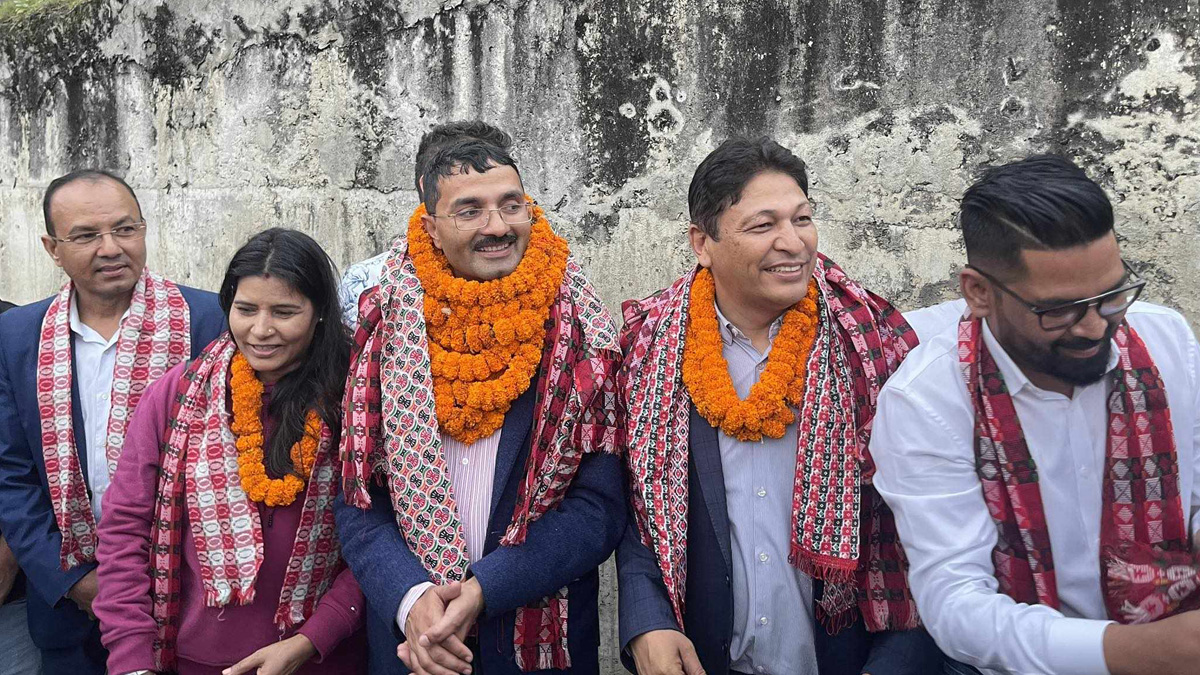एनआरएनए अध्यक्षका प्रत्यासी आरके शर्मा काठमाडौंमा