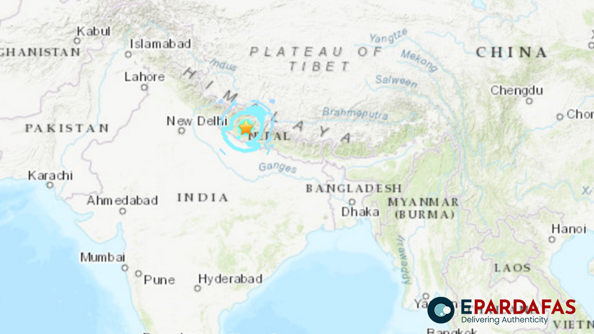 जाजरकोटको रामीडाँडा केन्द्र बिन्दु भएर ६‍‍.४ म्याग्निच्युडको भूकम्प 