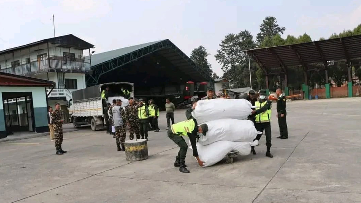 काठमाडौं महानगरपालिकाले पठायो भूकम्पपीडितलाई राहत