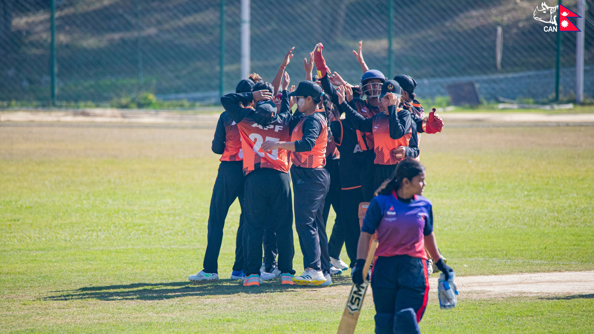 प्रधानमन्त्री कप महिला क्रिकेटमा एपीएफले कर्णालीलाई ९२ रनले हरायो