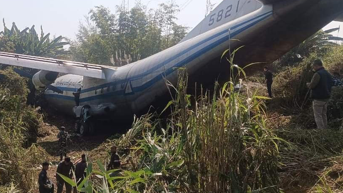 भारतमा म्यानमारी वायुसेनाको विमान दुर्घटना