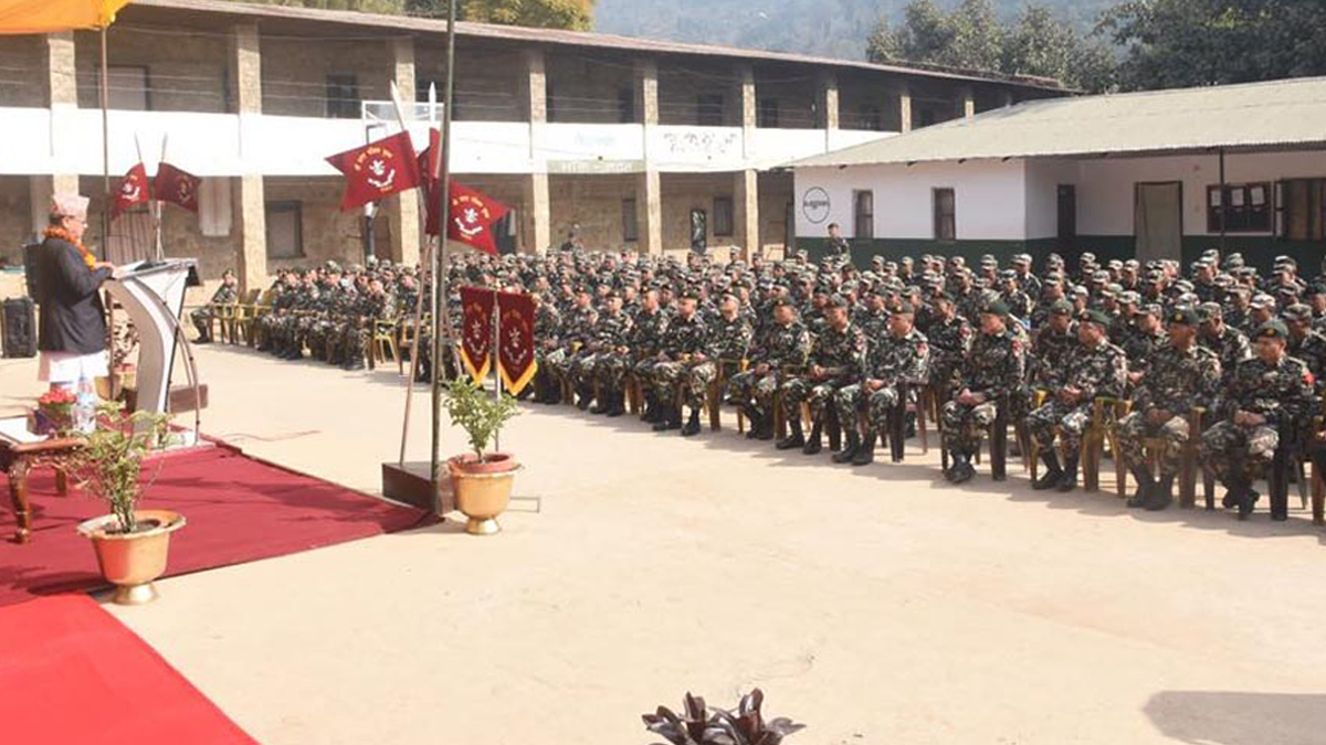 नेपाली सेना राष्ट्रिय सुरक्षाको प्रमुख पहरेदार : रक्षामन्त्री खड्का