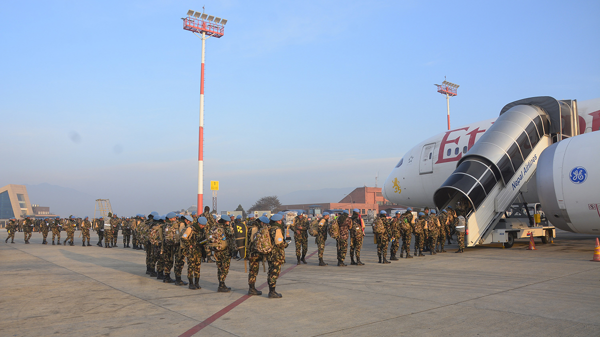मेजर ध्रुवकुमारको नेतृत्वमा नेपाली सेना कंङ्गोका लागि उड्यो