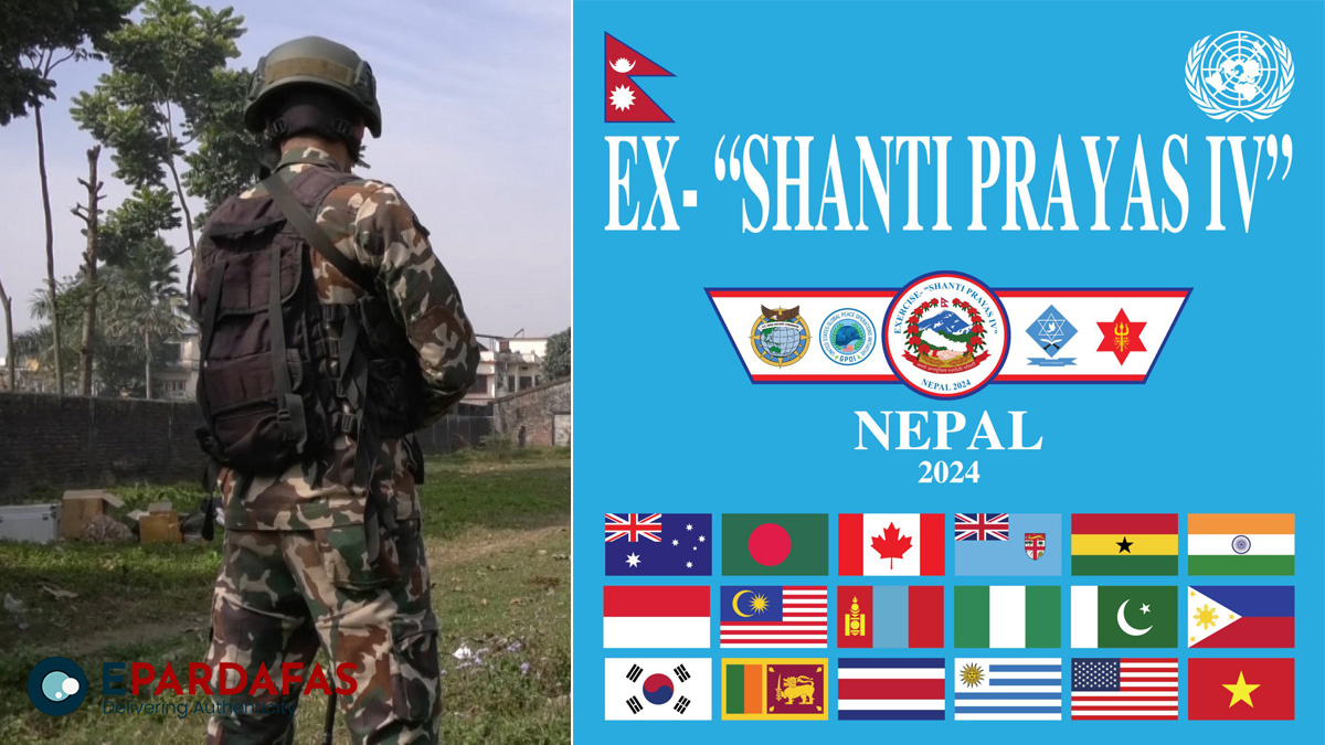 नेपालमा अमेरिका, चीन, भारत र पाकिस्तानसहित १९ देशका सेनाको संयुक्त अभ्यास