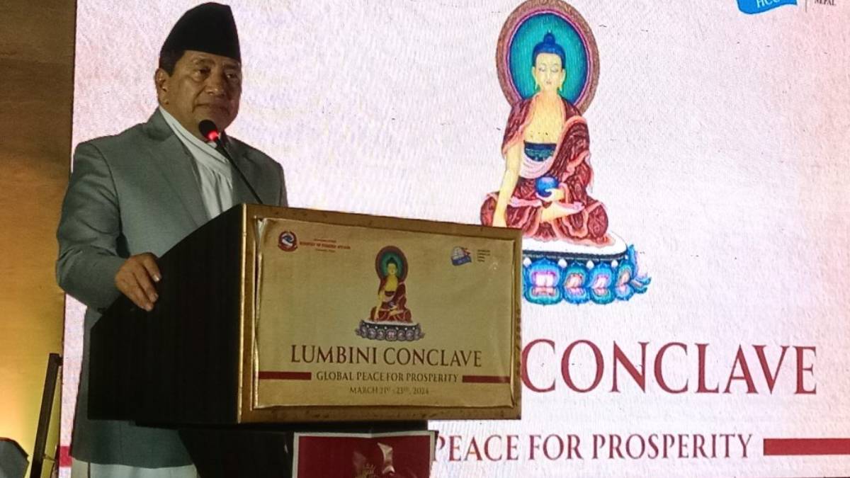 लुम्बिनी बौद्ध दर्शनको उद्गमस्थल हो : उपप्रधानमन्त्री श्रेष्ठ